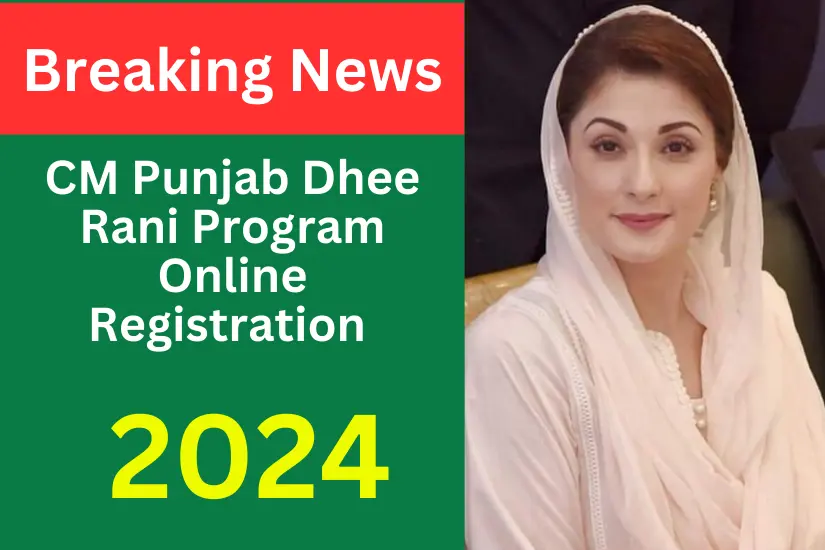 CM Punjab Dhee Rani Program Online Registration 2024