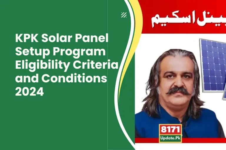 KPK Solar Panel Setup Program Eligibility Criteria and Conditions 2024